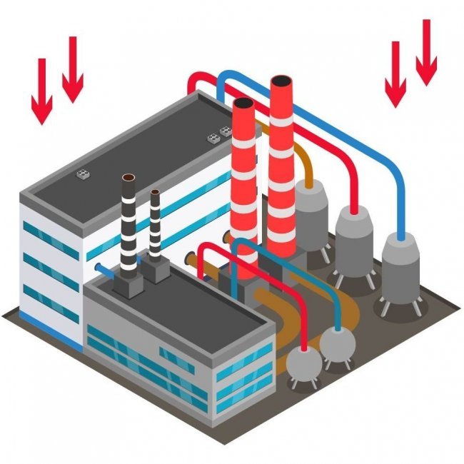 Приток воздуха в здание Приток воздуха в здание