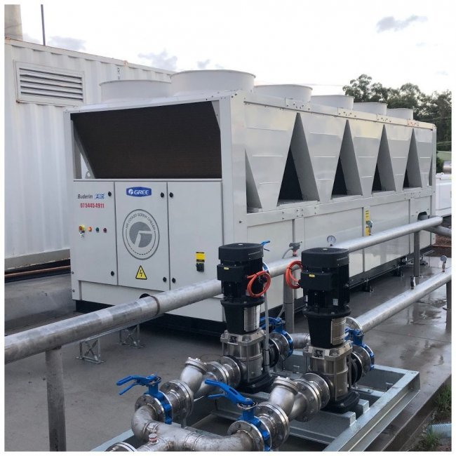 Система холодоснабжения чиллер фанкойл